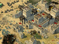 Eine Burg in Stronghold Crusader 2.