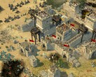 Eine Burg in Stronghold Crusader 2.