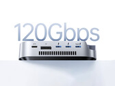 Die neue Dockingstation arbeitet mit dem JHL9480 Controller. Im Bild: ein Promo-Bild der Thunderbolt 5 Dockingstation aus der Frontansicht.