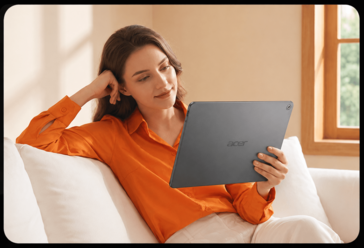 Mit 14 Zoll ist das Acer A543 Tablet riesig, die bequeme Nutzung mit einer Hand ist eher fraglich