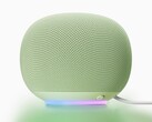 Google Home Speaker in der Farbvariante „Jade“.