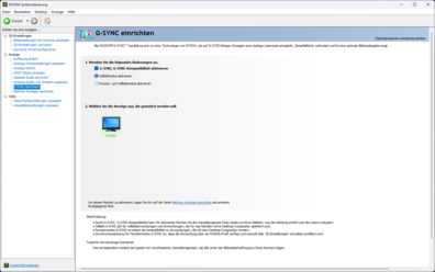 G-Sync wird unterstützt