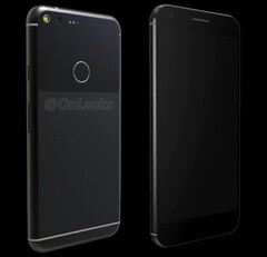 Ein Renderbild vom Google Pixel XL auf Basis von CAD-Modellen.