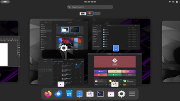 Fedora Silverblue bringt den GNOME-Desktop mit (Bild: Fedora).