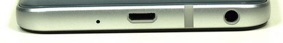unten: Mikrofon, USB 2.0, 3,5mm-Audioport