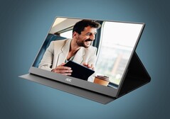 Der AOC 16T20E2 kann durch eine magnetische Hülle in einem beliebigen Winkel aufgestellt werden.