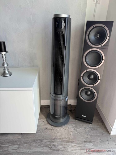 Der Dreo TurboCool 765S ist rund 1,1 m hoch.