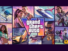 Der Helicopter oben links ist ein Detail, das sich von Grand Theft Auto III bis VI auf allen Cover Artworks findet.