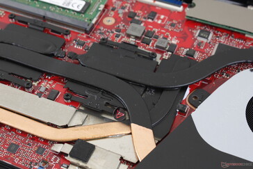 Das Lüfterverhalten bleibt fast dasselbe wie das, was wir beim GA502DUU beobachtet haben