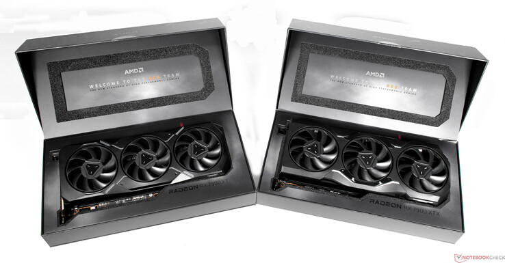 AMD Radeon RX 7900 XTX und AMD Radeon RX 7900 XT
