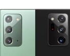 Die Unterschiede zwischen den Kamera-Specs von Galaxy Note20 (links) vs. Galaxy Note20 Ultra (rechts, spiegelverkehrt)