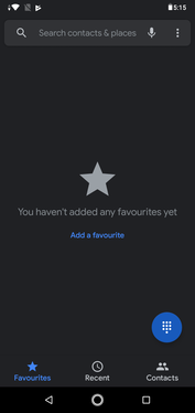 Anrufe- und Kontakte-App