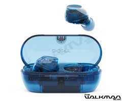 Die Sony WF-C710N sollen auch mit einem teils transparenten, blauen Gehäuse angeboten werden. (Bildquelle: The Walkman Blog)
