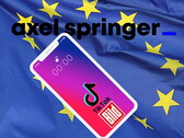 Smartphone with TikTok and BILD-Logo
