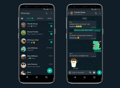 Spät aber doch: WhatsApp erhält endlich einen Dark Mode auf iOS und Android. (Bild: WhatsApp)