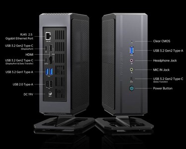 Am Neptune NAD9 sind zahlreiche Ports zu finden