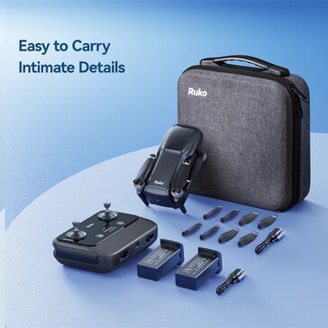 Eine Tasche und Akkus sind schon enthalten (Bildquelle: Ruko)