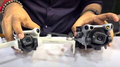 Ein Vergleich zwischen DJI Mini 4 Pro und DJI Mini 5 Pro aus einem geleakten Video. Neu sind auch viele weitere Specs und Beschreibungen der Minidrohne. (Bildquelle: Gadget World 08)