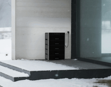 Eine Platzierung im Freien soll ebenfalls möglich sein. (Bildquelle: Marstek)