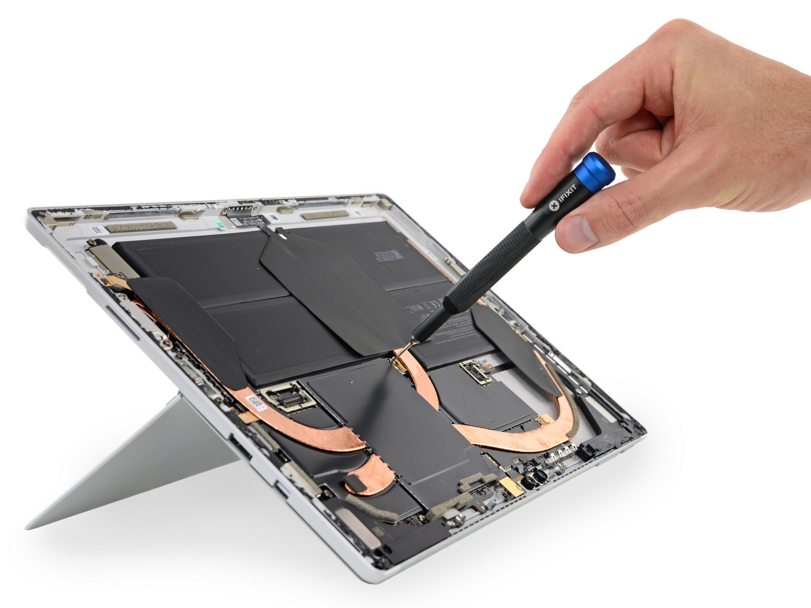 Microsoft Surface Pro 6 im iFixit Teardown Sehr schwer zu reparieren