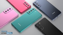 Kunterbuntes Galaxy S21 FE-Mix: Samsungs nächste Fan Edition zeigt sich in einem Rendervideo des Concept Creator (Bild: LetsGoDigital)