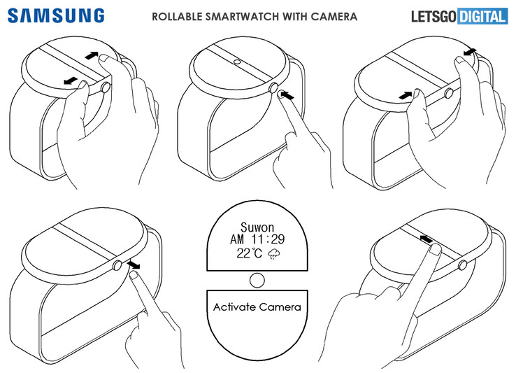 Das erste Samsung Galaxy Watch-Patent demonstriert die Vorteile eines ausrollbaren Displays.