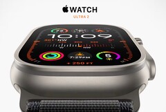 Die Apple Watch Ultra 2 sieht auf den ersten Blick identisch wie das Vorgängermodell aus. (Bild: Apple)