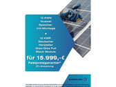 Solaranlage mit Huawei-Speicher, Glas-Glas-Modulen und Montage (Bild: Solar Für Deutschland, bearbeitet)