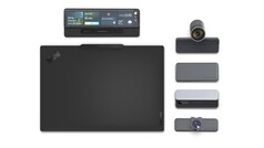 Das ThinkPad X14 mit dem Magic Bay-Zubehör.