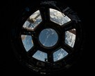 Ein Bild zeigt die Cupola im Inneren der ISS