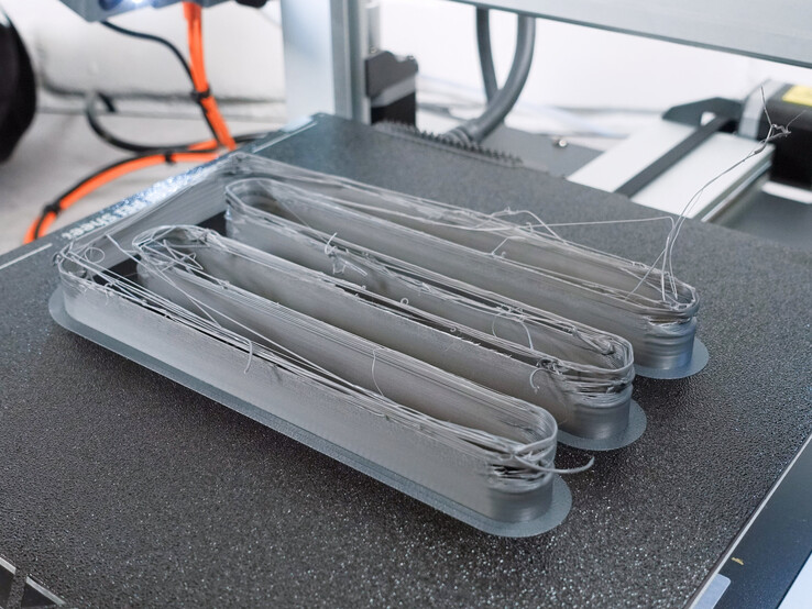 Druckgeschwindigkeitstest von 20 mm³/s bis 40 mm³/s