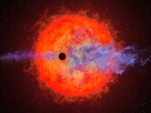 Illustration eines Exoplaneten und Sterns