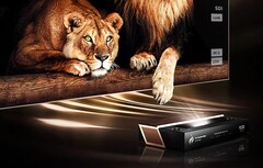 Der HiSense L9 Pro setzt auf ein hochwertiges Gehäuse aus Holz und Metall. (Bild: HiSense)