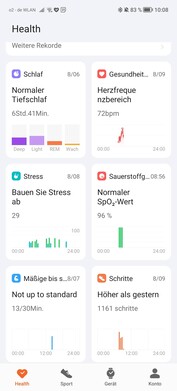 Zum Teil ist die Software noch nicht vollständig übersetzt