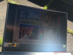 Im Freien in der Sonne