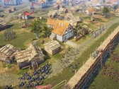 Eine Schlacht in Knights of Honor II: Sovereign.