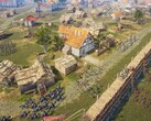 Eine Schlacht in Knights of Honor II: Sovereign.