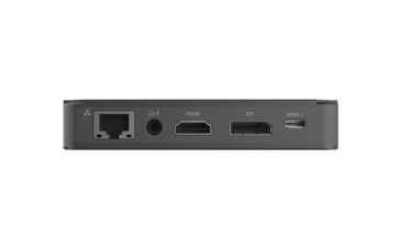RJ45 (10/100/1000 Ethernet), Kopfhörer/Mikrofon Kombibuchse, HDMI 2.0, DisplayPort 1.4, USB 3.1 (1 Type-C)