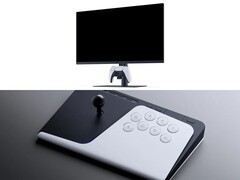 PlayStation Gaming-Monitor und der FlexStrike Fight-Stick