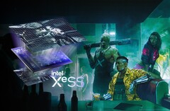 Intel XeSS kann sich in Cyberpunk 2077 gegen DLSS und FSR behaupten. (Bild: Intel / CD Projekt Red, bearbeitet)