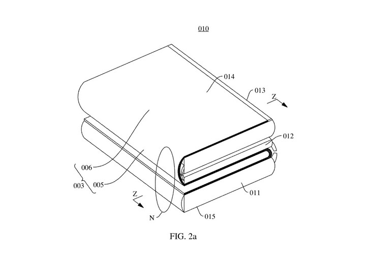 Das Tri-Fold von Huawei soll zwei entgegengesetzte Scharniere haben.