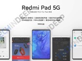 Das Redmi Pad 5G soll genau wie das iPad Pro mit vier Lautsprechern ausgestattet sein. (Bild: Tech in Deep)