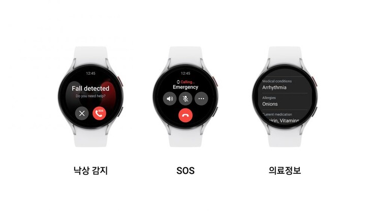 Verbesserte Sicherheitsfunktionen von One UI 5 Watch (Bild: Samsung)