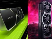 AMD verspricht für Radeon RX 7000 ein besseres Preis-Leistungs-Verhältnis verglichen zu GeForce RTX 4000. (Bild: Nvidia / AMD, bearbeitet)