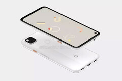 So soll das neue Google Pixel 4a aussehen. (Quelle: @OnLeaks / 91Mobiles)