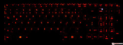 Tastatur des Aspire V17 Nitro (beleuchtet)