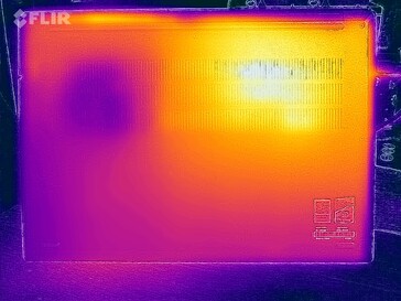 Oberflächentemperaturen Stresstest (Unterseite)