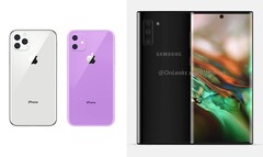Sowohl die iPhones des Jahres 2019 als auch das Galaxy Note 10-Duo kommen wohl ein paar Wochen später.
