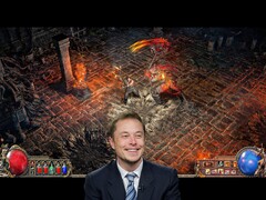 Fans sehen Elon Musks spielerische Fähigkeiten in Path of Exile 2 in keinem Verhältnis zum Level und der Ausrüstung seines Charakters. (Bildquelle: Pixabay, Tumisu / YouTube, WoldGamerSK)