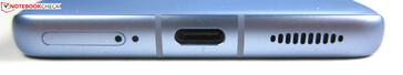 unten: Dual-SIM, Mikrofon, USB-C 2.0, Lautsprecher